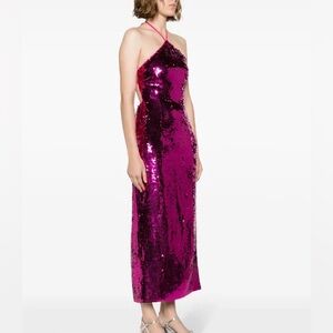 Cult Gaia Tasmina Anemone (purple) sequin dress Small
